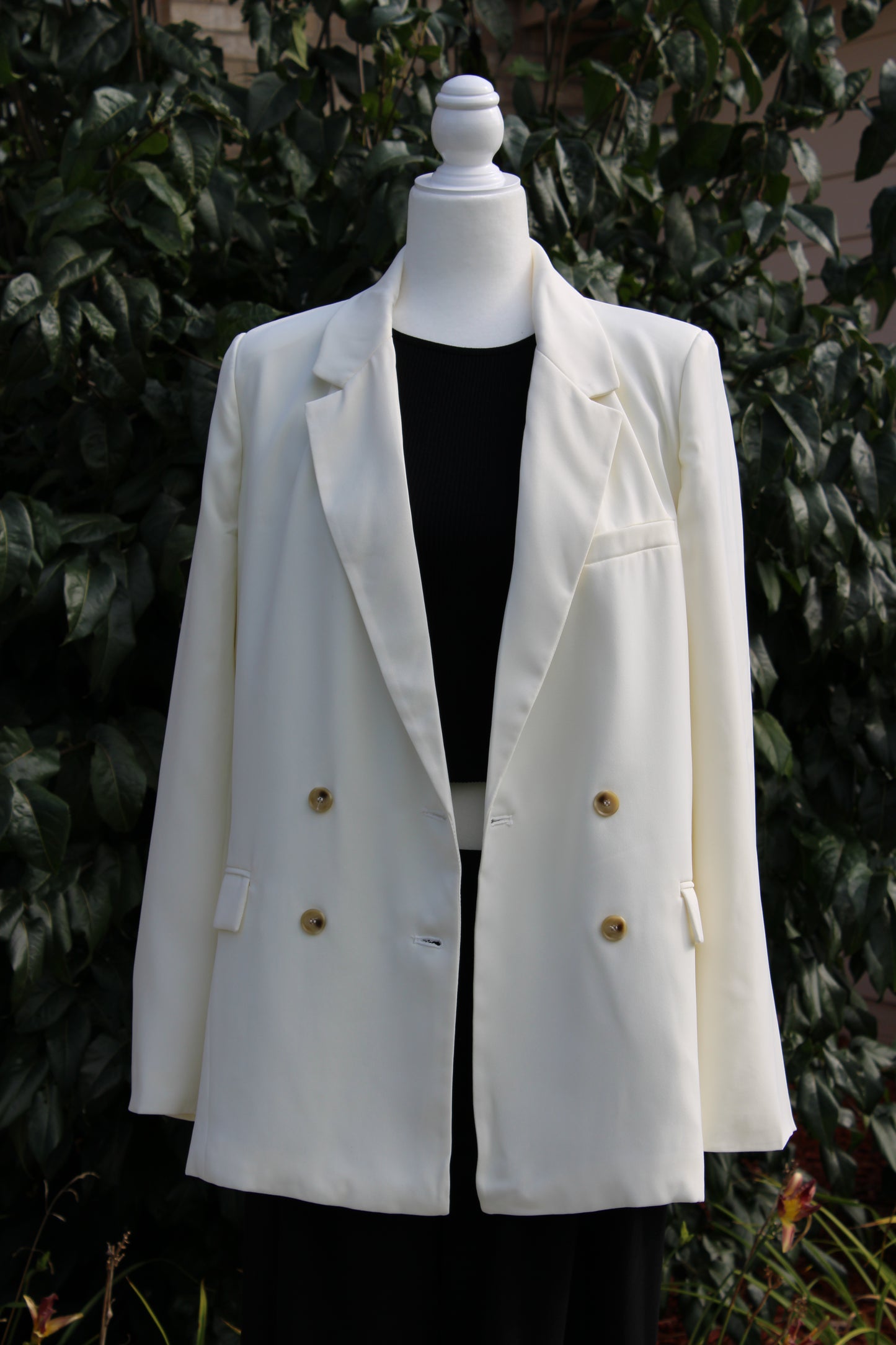 Tailored Double Breasted Blazer
