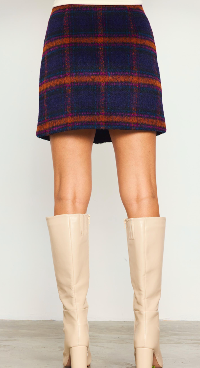 Plaid Mini Skirt