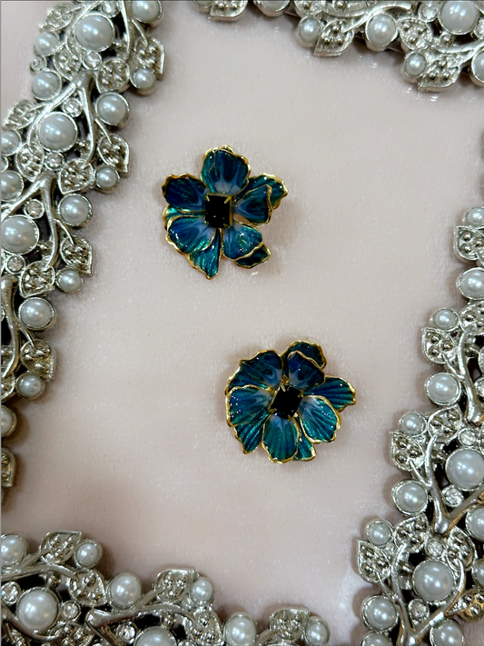 Turquoise Blossom Earrings